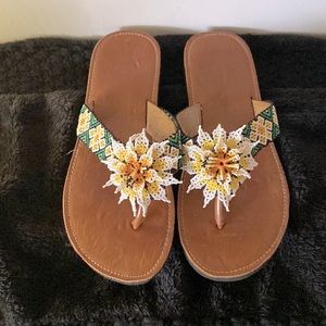 Artisanal Mexican sandals